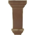 thumbnail image 2 of Ekena Millwork 7"W x 7 3/4"D x 14"H Jumbo Jefferson Wood Vintage Decor Corbel, Weathered Brown, 2 of 6
