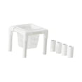 thumbnail image 4 of Runquan Turtle Tank Plant Holder Landscaping Decor Hydroponic Plant Basket and Stand Medium, 4 of 8