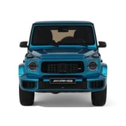 2024 Mercedes-Benz G 63 AMG Hyper Blue Magno Metallic 1/18 Model Car by GT Spirit