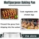 thumbnail image 4 of Rejilla para muslos de pollo para barbacoa, de acero inoxidable, para colgar hasta 12 patas o alas de pollo, soporte de Metal con bandeja de goteo, 4 of 5