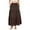 Brown, variant on Ediodpoh Womens Skirts Summer Casual Smock Layered Tiered High Waisted A Line Flowy Long Skirt with Pockets and Maxi Skirts for Women Brown S