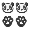 thumbnail image 3 of Tennis Racket Dampener, Slica Gel Tennis Racket Shock Absorbers Lightweight  For Training Panda And Claw Shape, 3 of 8