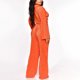 thumbnail image 4 of Puntoco Mujeres 2 Piezas Plisado Trajes Casual Camisa De Manga Larga Pantalones De Pierna Ancha Traje Liquidación Puntoco Puntoco-1559, 4 of 7