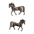 thumbnail image 1 of Escultura de caballo,Figuras de estatua de cobre adorno de animales de mesa,Caballo Figuras Decoración Colecciones Escultura Escritorio,Escritorio Gabinete Dormitorio Metal Artesanía, 1 of 5