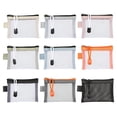 thumbnail image 2 of Monedero pequeño de malla de nailon, bolsa pequeña de almacenamiento para llaves, pintalabios, tarjetas de crédito, identificación de negocios, auriculares, línea de datos, 2 of 4