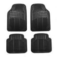 thumbnail image 4 of FH Group Seat Covers Floor Mats Combo for Auto Car SUV Van Beige Black Interior Full Set, 4 of 6