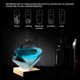 thumbnail image 3 of Storm Glass Weather Forecaster, Crystal Water Cube Weather Station Cloud With Wooden Base, Weather Forecast Bottle Creative Desktop Glass Decor For, 3 of 4