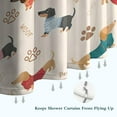 thumbnail image 6 of Dachshund Shower Curtain 36"x72" ,Bathroom Decorative Shower Curtains Set with 12 Hooks,Modern Waterproof Washable Shower Curtain, 6 of 6