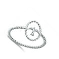 thumbnail image 4 of Nautical Rope Halo Seagull Bird Ring .925 Sterling Silver Band Jewelry Female Male Unisex Size 5, 4 of 4