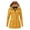 MUSTARD, variant on Women's Slim Fit Military Anorak Safari Utility Hoodie Jacket. Stylish hooded utility anorok jacket is trendy and comfortable.