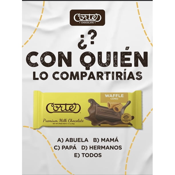 Chocobar Cortes Chocolate Candy - Office Snack Option - Walmart