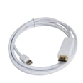 thumbnail image 1 of Câble Adaptateur Mini DP vers HDMI 1,8 m Mini DisplayPort vers HD Thunderbolt Mac vers Télé, 1 of 5