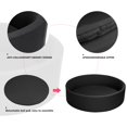 thumbnail image 3 of Piscina de bolas TRENDBOX, grande, redonda, de espuma blanda, 130 x 30 cm, color negro, 3 of 7