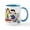 White/Blue Inside, variant on CafePress - Peanuts Gang Music Mugs - 11 oz Ceramic Mug - Novelty Coffee Tea Cup