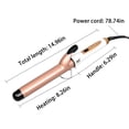 thumbnail image 3 of KQJQS Rose Gold Titanium 1.5 Inch Curling Iron, Produces Classic Curls with a 1 Inch Barrel – Suitable for Short, Medium, and Long Hair, 3 of 8