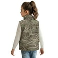 thumbnail image 2 of Garronmavis Green Camo Kids Vest Size 4T Versatile Boys Outerwear Vests Stylish Sleevless Fall Winter Warm Outerwear With Pockets Fashion Warm Lightweight Winter Coat with Pocket, 2 of 7
