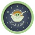 thumbnail image 1 of Star Wars: The Mandalorian Cutest In The Galaxy Analogue Desk Clock, 1 of 2