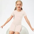 thumbnail image 7 of GYRATEDREAM Girls Athletic Shirts Short Sleeve Quick Dry Crewneck Tee Activewear Performance T-Shirt for Kids 5-12Y, 7 of 7
