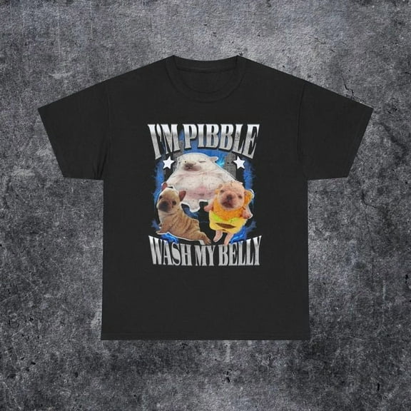 Funny Pibble T-Shirt, Sizes S-5XL - Gategoo