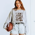 thumbnail image 5 of Football Vibes Touchdown Collage -  Womens Sweatshirt, 5 of 8