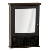 Zenith TH22CH 21" x 29" x 6-1/2" Medicine Cabinet with Wicker Baskets