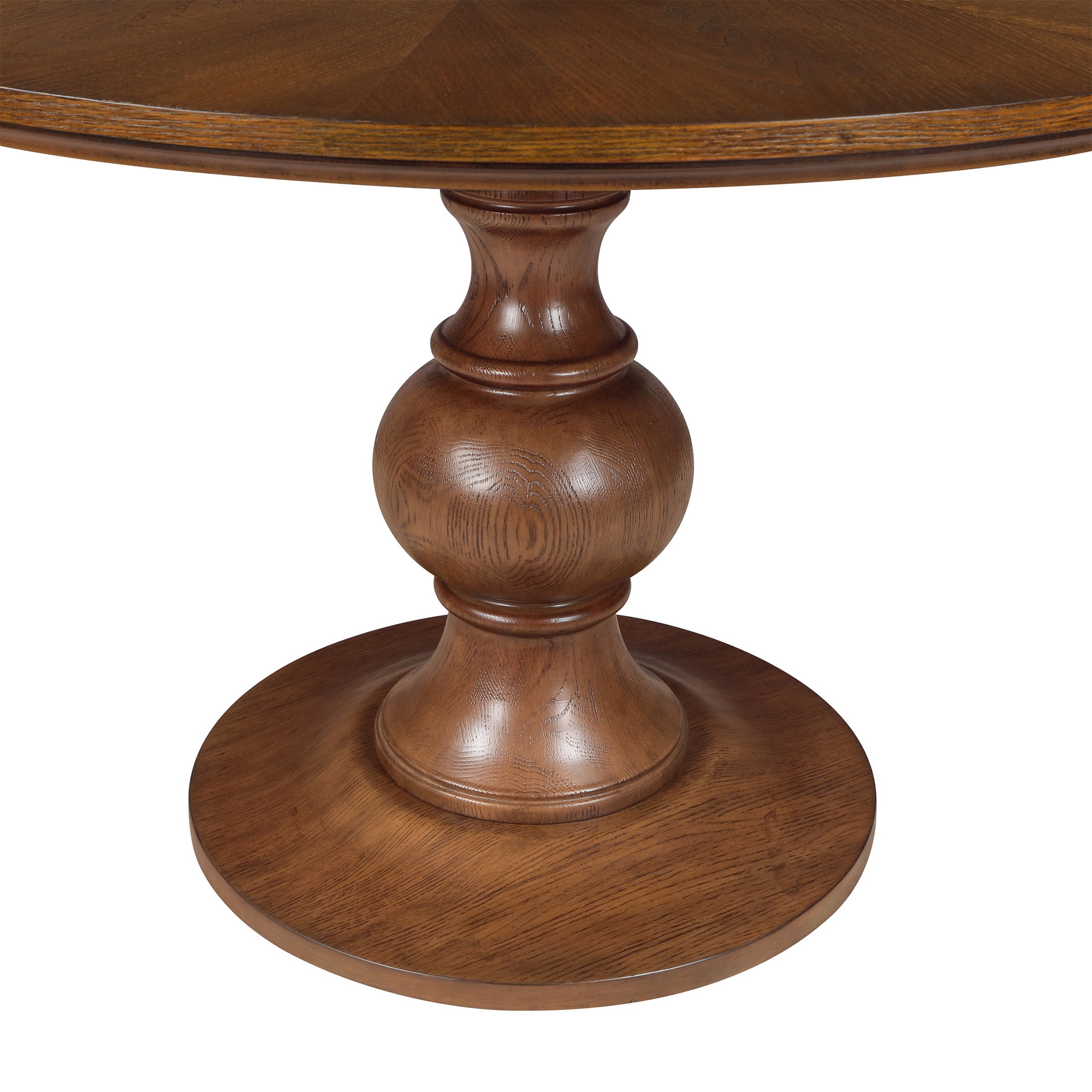 Pioneer Woman Callie Round Dining Table, Heirloom Brown Finish