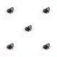 thumbnail image 2 of Eigraketly Cierre de bolsa Cierre de corazón Hebillas de giro Exquisita Instalación práctica Cerraduras de torsión de aleación de zinc de Type2 NO2, 2 of 6
