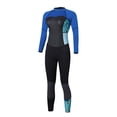 thumbnail image 2 of S SERENABLE Women Full Body Wetsuit UPF 50+ Scuba Diving Surf Rash Guard Blue M, 2 of 9