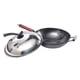 thumbnail image 1 of Wok antiadherente con tapa Sartenes para saltear con tapa Sartén antiadherente Cocina de inducción 30 centimetros, 1 of 9