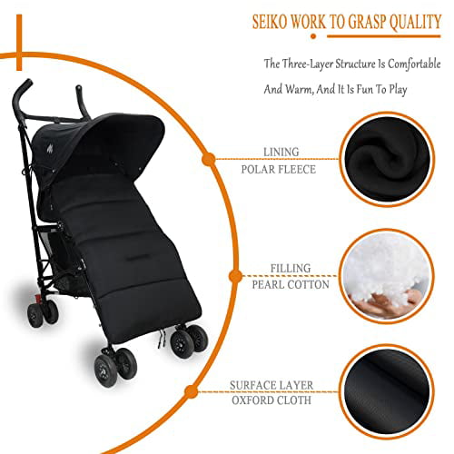 JOFOL BABE Winter Outdoor Stroller Bunting Bag - Anti-Cold 