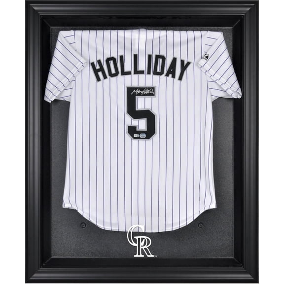 Colorado Rockies (2017-Present) Black Framed Logo Jersey Display Case