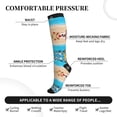 thumbnail image 4 of Picia Boards and Beach Printed Sports Compression Socks - 15-20mmHg Graduated Compression, High-Performance Soft and Breathable Socks for Men and Women, 4 of 5