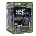 Plasticolor Jeep Black Vinyl Universal Fit Automotive Seat Cover, 1