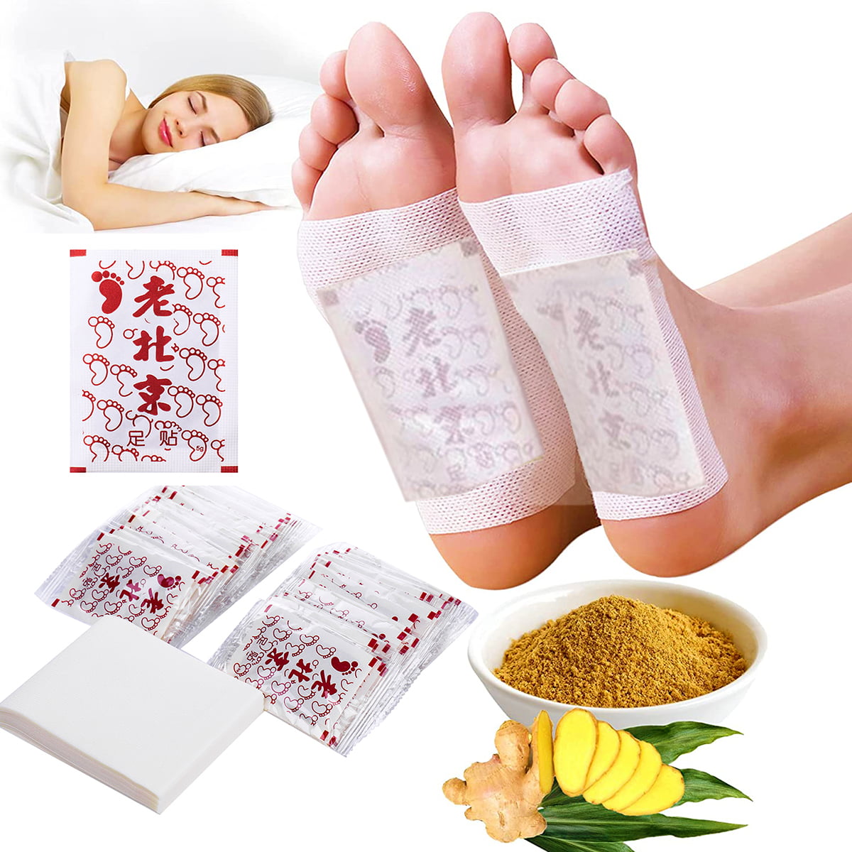 Anti-Inflammation/Swelling Ginger Foot Patch 