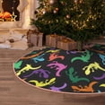 thumbnail image 5 of Fotbe Colorful Lizards Pattern Christmas Tree Skirt, Tree Skirts Plush Christmas Decorations, Christmas Tree Skirts Xmas Decorations Holiday Party Decor-30", 5 of 6