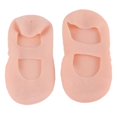 thumbnail image 1 of 1 paire de chaussettes en silicone pour pieds, protection anti-fissures, outil de soin des pieds, chaussettes de prévention, couleur chair, M, 1 of 4