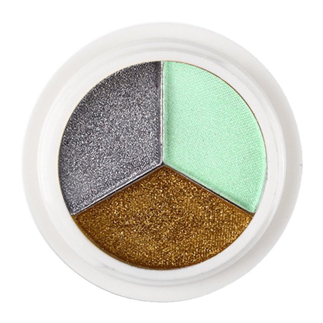 Polvo de pigmento metálico de tres colores, superbrillante, que no se esparce, para decoración de uñas, salón de belleza, DIY, 0,6 g