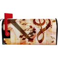 thumbnail image 5 of Coolnut Mailbox Cover Guitar Music Note Piano Post Mail Box Cover Magnetic Mail Wraps Cover Oversize 25.4" L x 20.78" W, 5 of 5