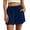 Navy, variant on RYRJJ Womens Linen Casual Shorts Summer High Waisted Wide Leg Drawstring Beach Lounge Short Pants with Pockets(Beige,L)