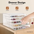 thumbnail image 5 of DUYIWAA 5 Layers Nail Art Supplies Display Organizer 120 Grids Acrylic Nail Art Storage Box Display Tray, 5 of 24