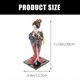 thumbnail image 2 of Asian Decor Geisha Figurine Decorative Item Indoor Desk Red Resin Tabletop Ornament 1Pcs, 2 of 4