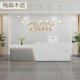 thumbnail image 1 of Beauty Salon Reception Desks Hospital Computer Cashier Shop Rostrum Reception Desks Mobile Recepcion Mostrador Bar Furniture My Lux Decor Round, 1 of 8