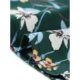 thumbnail image 6 of Allegra K Women's Blouse Cowl Neck Vintage Floral Long Sleeve, 6 of 6