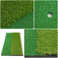 thumbnail image 3 of OUNONA Mat Portátil De Golf En Color Verde Con Doble Superficie Para Simulación De Césped Real, 3 of 5
