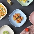 thumbnail image 6 of 4Pcs-5.6"Lightweight Wheat Straw Plates-Degradable Lightweight Wheat Straw Plates,Unbreakable Dinner Plates, Dishwasher & Microwave Safe, BPA Free, 6 of 7