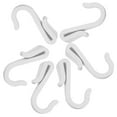 thumbnail image 5 of Homoyoyo Plastic S Hooks 6pcs Small White for Hanging Towels and Utensils, 5 of 7