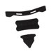 thumbnail image 3 of Kit de acolchado para casco Almohadillas para casco Inserto reutilizable Accesorios cómodos Cojines Negro, 3 of 8