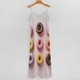 thumbnail image 5 of Colorful Donut Pattern Sleeveless Dress Loose Women's Dress Dresses Luxury Evening Dresses, 5 of 9