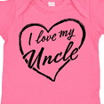 thumbnail image 4 of Inktastic I Love My Uncle in Black Chalk Heart Boys or Girls Baby Bodysuit, 4 of 5