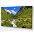 thumbnail image 2 of River in Caucasus Mountains - Landscape Canvas Art Print, 2 of 3